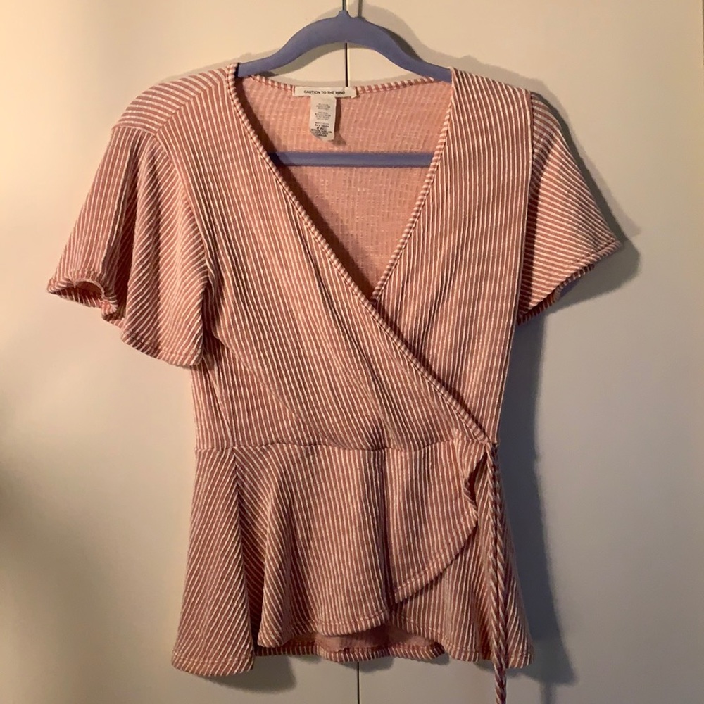 Faux Wrap Top